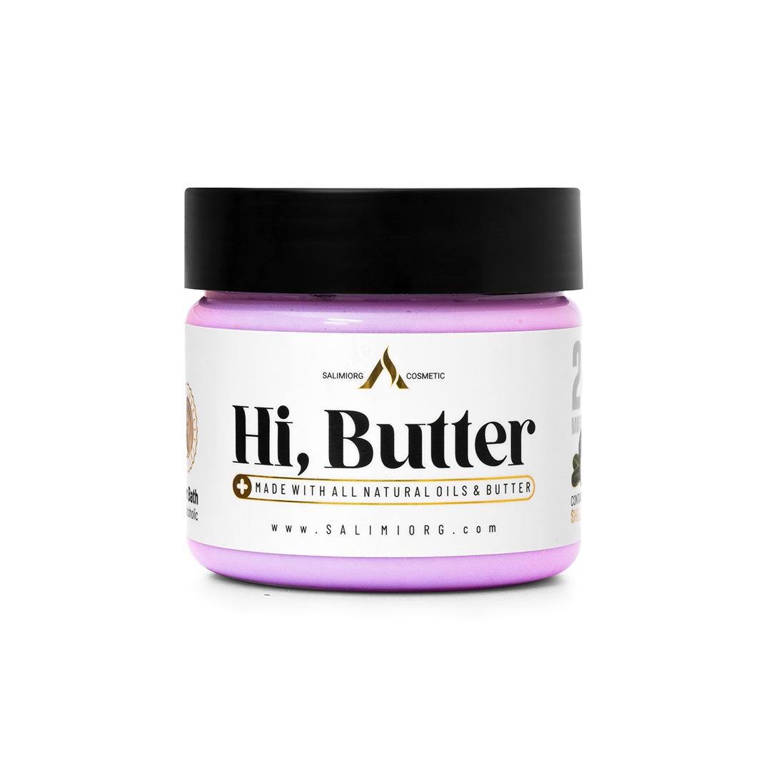 Body butter with a relaxing lavender scent