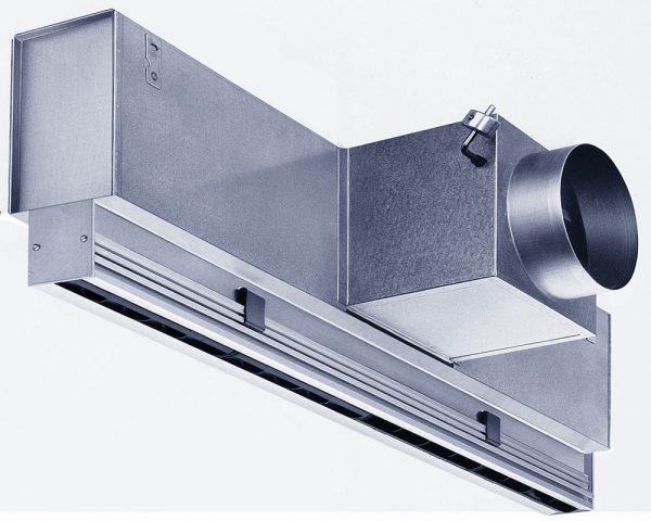 Air distribution in large halls with plenum box and flexi pipe